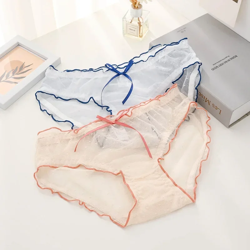 Mutandine Di Pizzo Slip Di Pizzo Da Donna Sexy Mutandine Trasparenti A Vita Bassa Intimo Mutande Femminili Intimo Lingerie L-Xl