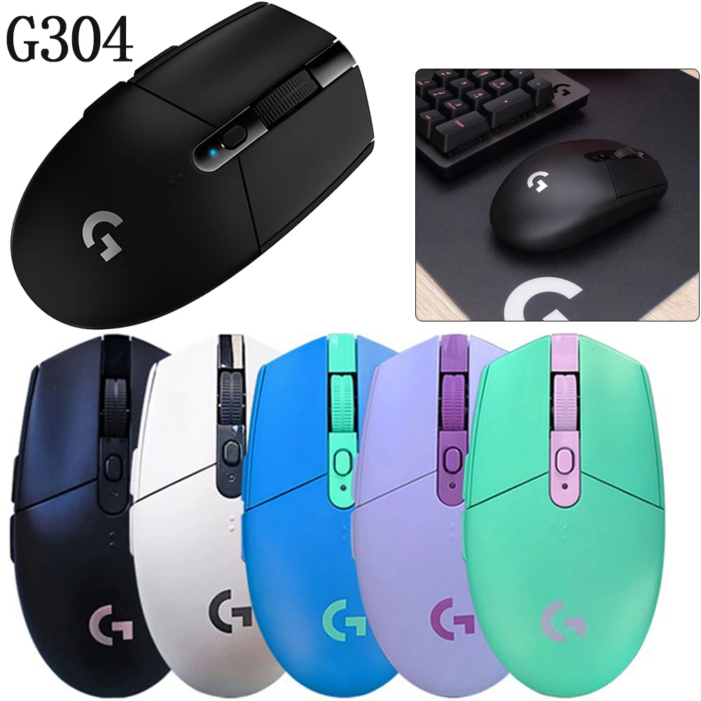 Logitech G304 Mouse Wireless Gaming Esports Periferiche 6 Pulsante Programmabile Mouse Ergonomico 12000Dp Mouse Ottico Per Pc Laptop