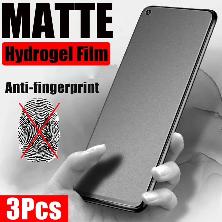 Pellicola Idrogel Opaca 3-1Pcs Per Realme Gt Master Edition 5G Tpu Screen Protector Su Realme 8 Gt 2 Pro 6 7 8I Gt Neo 2 Xt X2 Pro