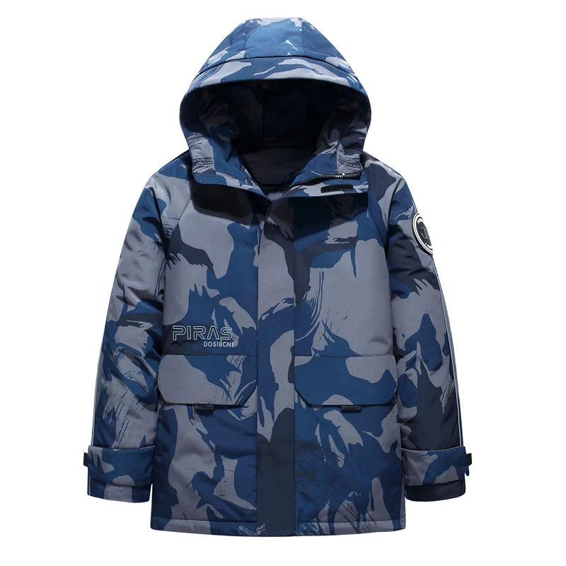 Inverno 90% Piumini D'Anatra Bianchi Per Uomo Bella Nuova Moda Di Marca Di Alta Qualità Con Cappuccio Spessi Caldi Piumini Da Uomo Parka
