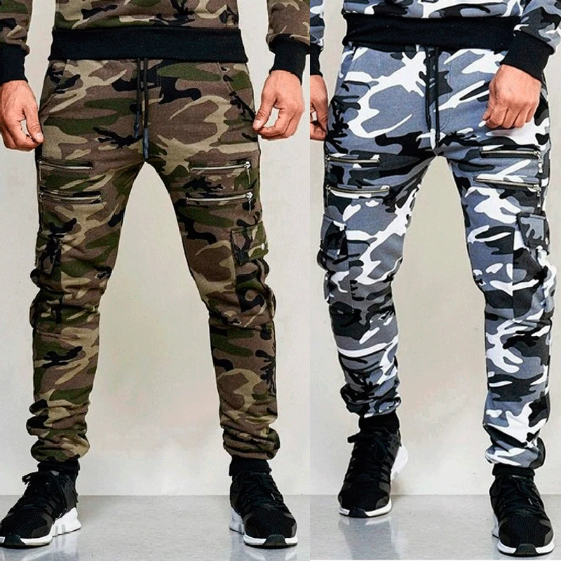2024 Nuovo M-5X Mens Jogger Autunno Matita Harem Pantaloni Uomo Pantaloni Mimetici Larghi Comodi Pantaloni Cargo Camo Joggers