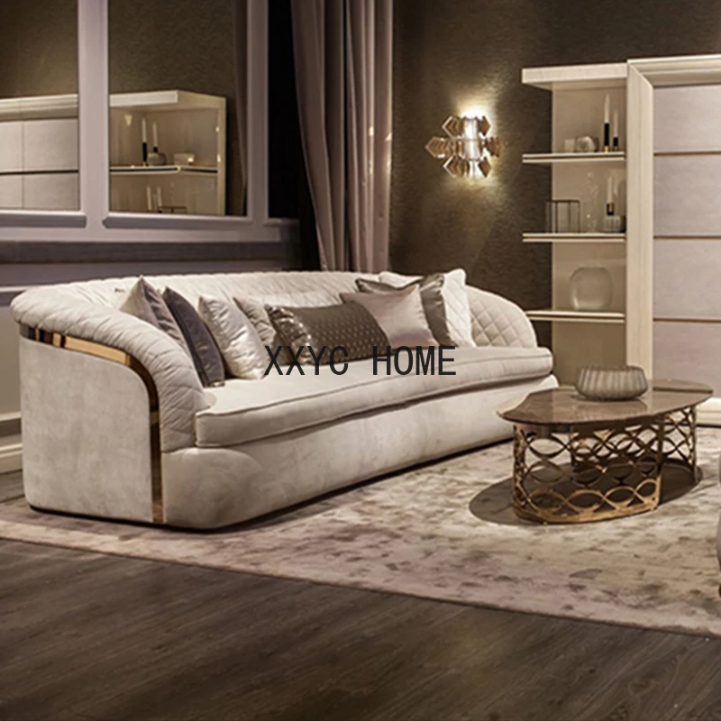 Almohadas Sofà Reclinables De Terciopelo, Muebles Para El Hogar De Lujo, Moderno, Longue, Loveseat Divani Soggiorno