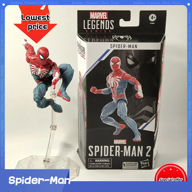 Original Marvel Legends Figure Gamerverse Spider-Man 2 6 "Action Figure Ps4 Spider Man Game Toys Modello Di Bambola Offerta Speciale