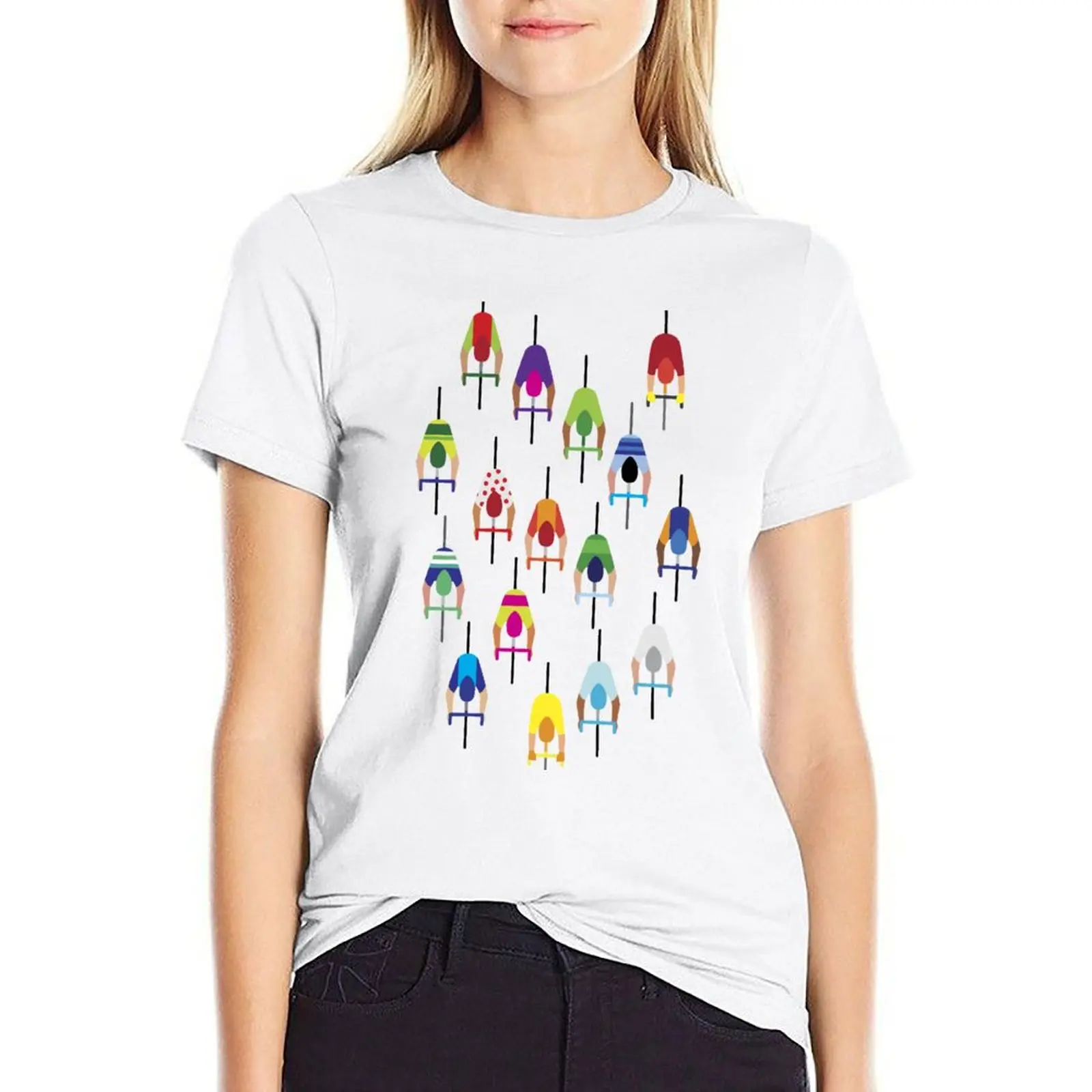 The Peloton-Ciclisti T-Shirt T-Shirt Dress For Women Graphic Plain T-Shirt For Women T-Shirt Dress For Women Sexy