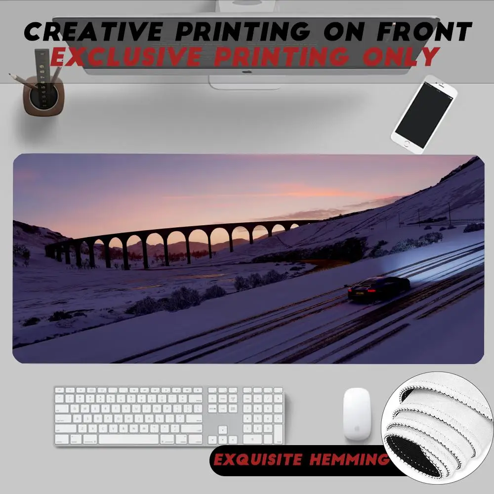 Fashion Video Game F-Forza H-Horizon 4 Mouse Pad Non-Slip Rubber Edge Locking Mousepads Game Play Mats For Notebook Pc Computer