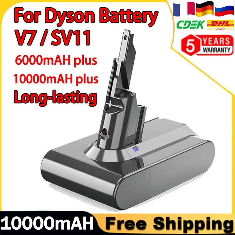 Per Dyson V7/Sv11 21.6V Batteria Di Ricambio Per Dyson V7 Motorhead Pro V7 Trigger V7 Animal V7 Boat Aspirapolvere Portatile