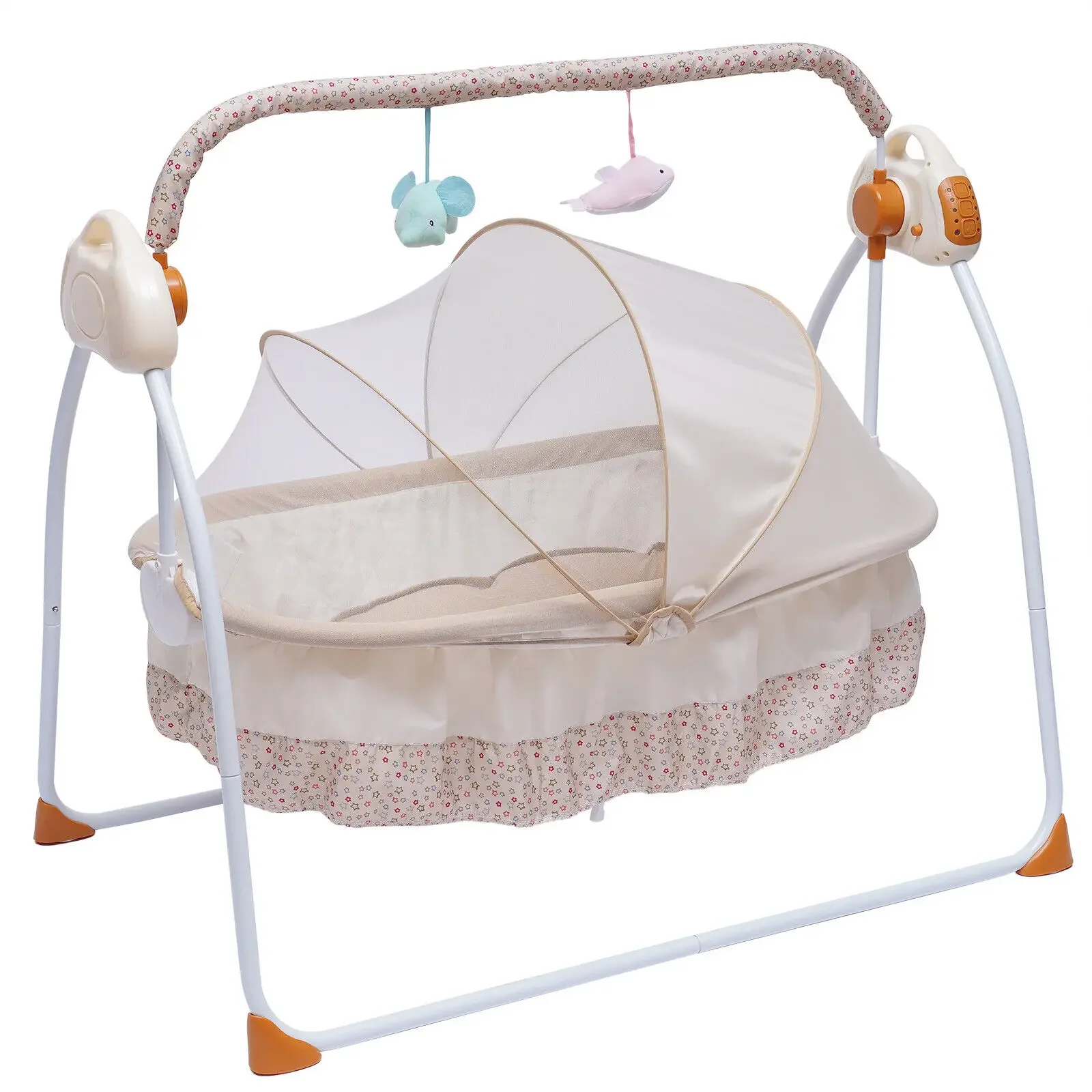 Culla Elettrica Altalena Automatica Per Dormire A Dondolo Culla Culla Culla Neonato Con Musica Mp3 A Distanza Kaki