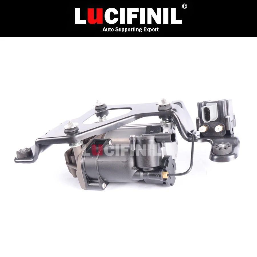 Compressore Per Sospensioni Pneumatiche Lucifinil Con Staffa Valvola Nera Adatta Per Bmw X5 E70 X6 E71 E72 37206799419