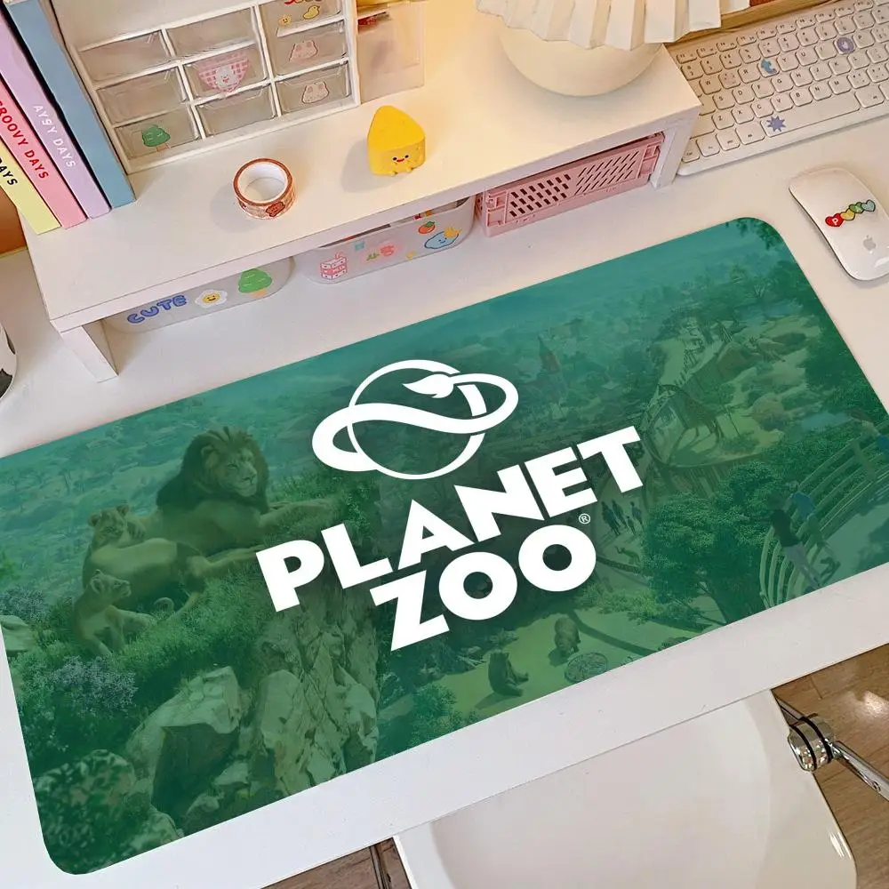 Sandbox Management Building Game Planet Zoo Mouse Pad Non-Slip Rubber Escritorio Edge Locking Mousepads Game Play Mats For Notebook Pc Gaming Computer