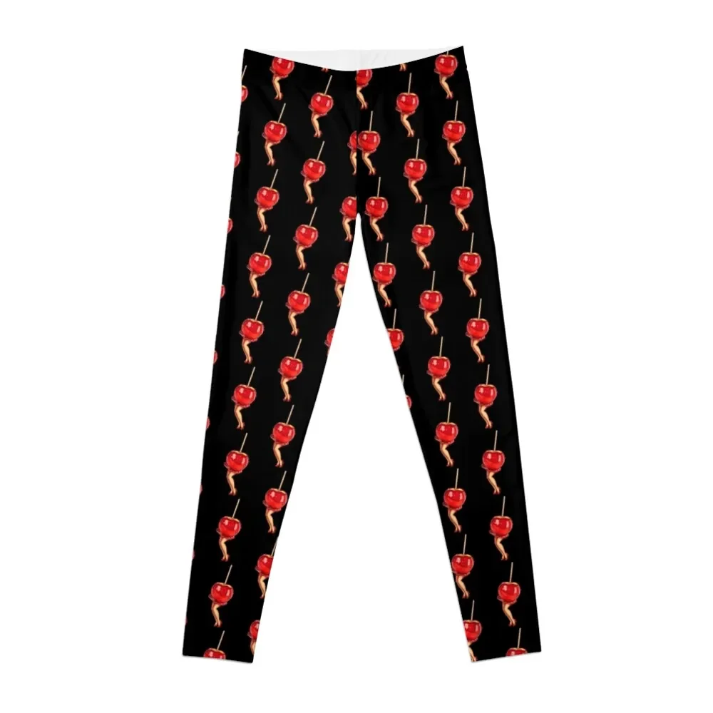 My Fair Ladies- Candy Apple Leggings Abbigliamento Sportivo Donna Palestra Golf Wear Leggings Da Donna