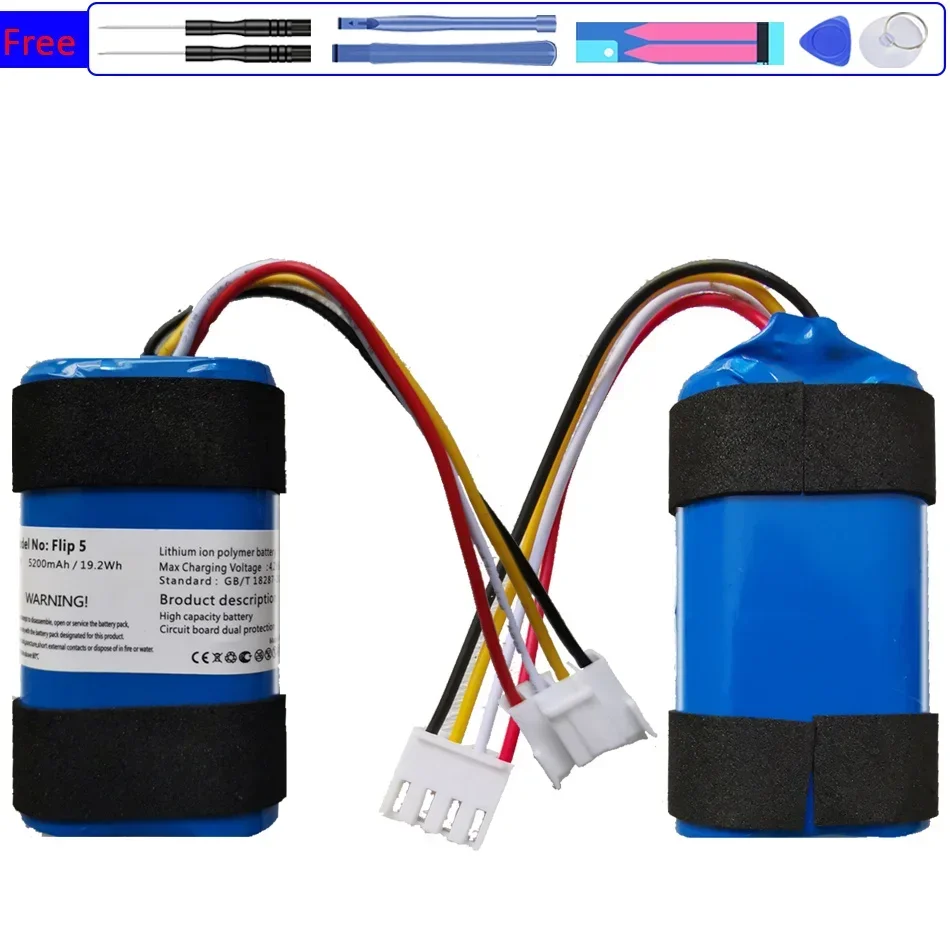 Batteria 5200Mah Per Jbl Flip 5 Flip5 Bateria