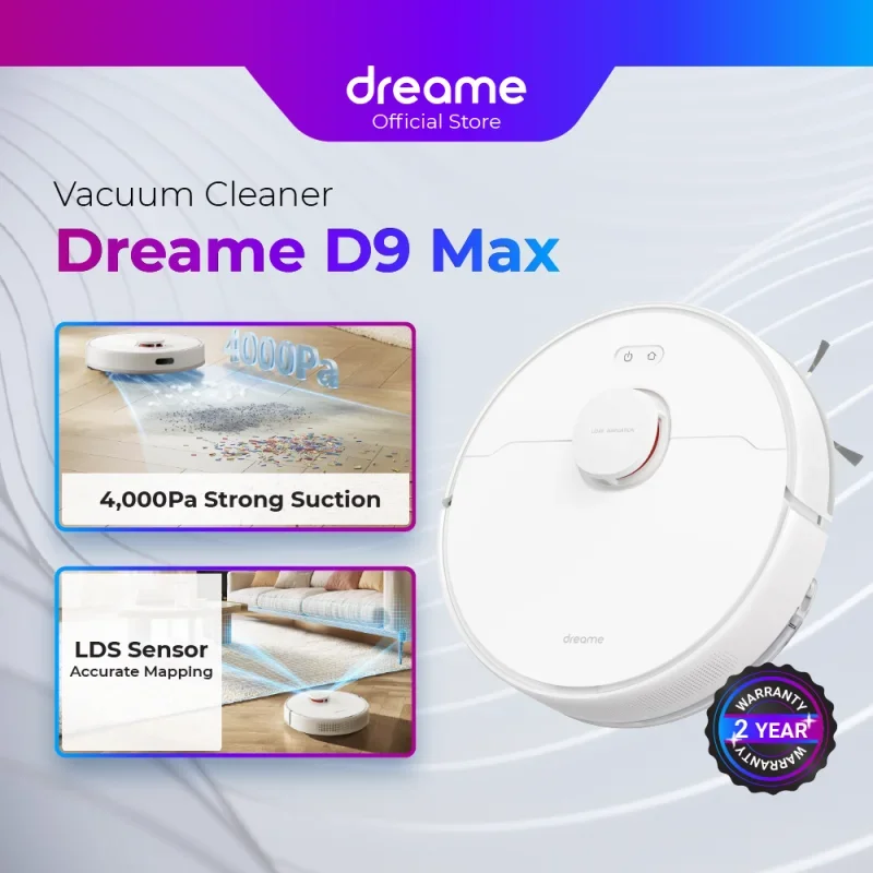 Global Dreame D9 Max Robot Aspirapolvere E Mop |