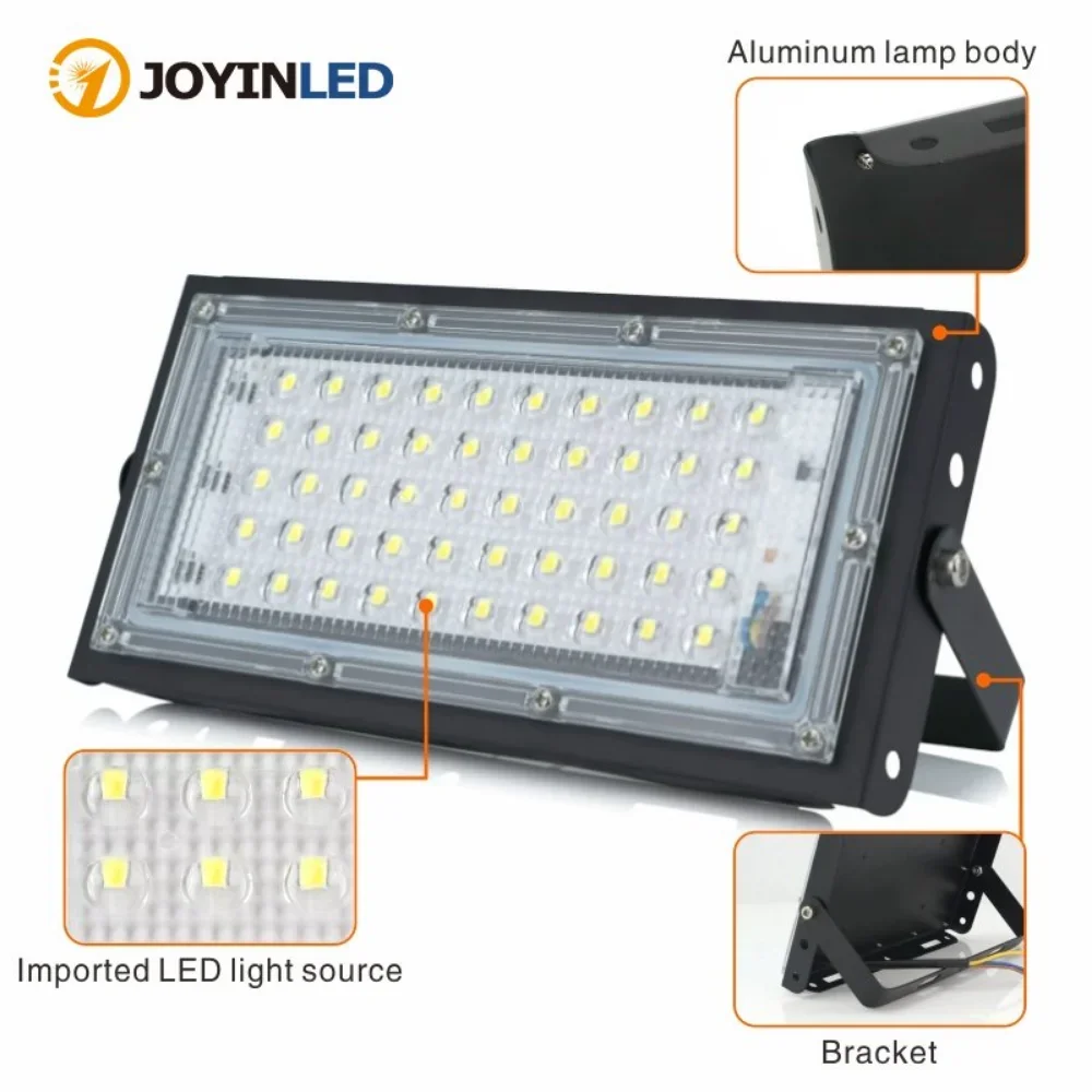 50W Outdoor Flood Light Ip65 Impermeabile Ac180V-240V Flood Light Led Outdoor Street Light Illuminazione Paesaggistica