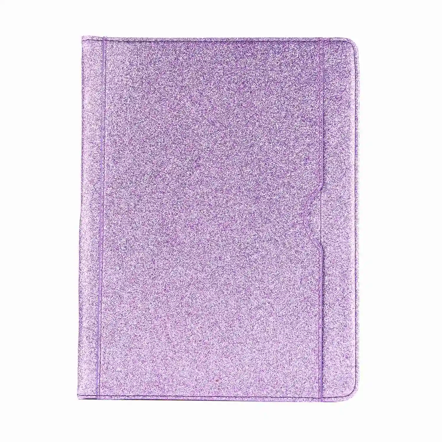 Per Ipad Air/Ipad Air2/Ipad Pro 9.7-2016/Ipad 9.7-2017/Ipad 9.7-2018 Con Supporto, Custodia Protettiva Glitterata Viola