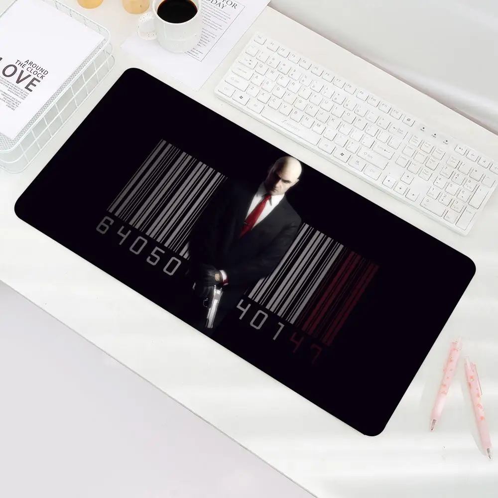 Stealth Assassination Game Hitman 3 Mouse Pad Non-Slip Rubber Edge Locking Mousepads Game Gaming Play Mats For Notebook Escritorio Pc Computer