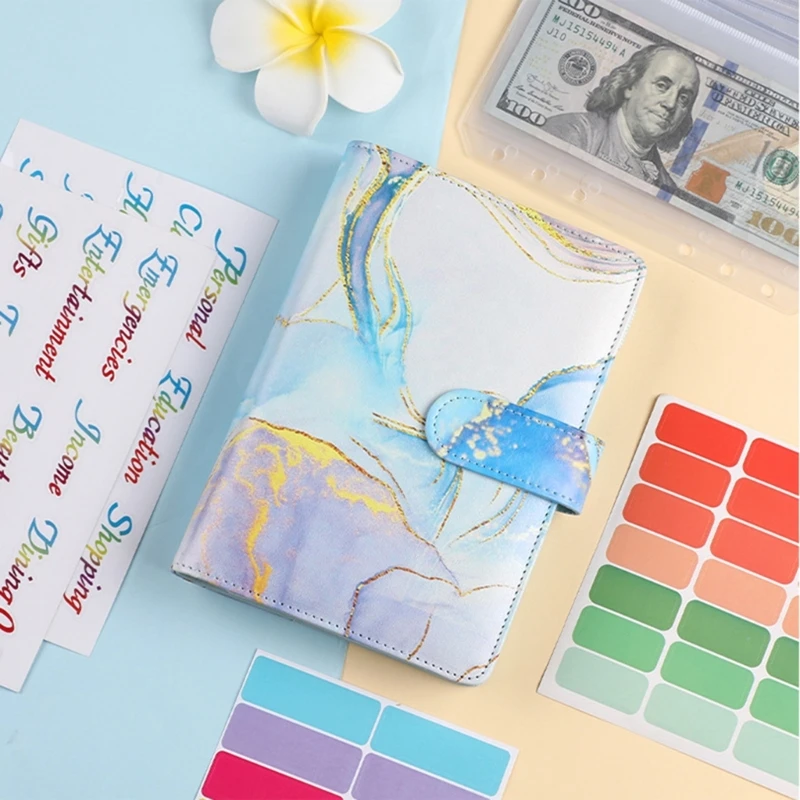 Set Di Raccoglitori Economici Con Raccoglitore Di Contanti, Tasca Per Carte, Fogli Economici, Adesivi Per Etichette Per Pianificatore Di Risparmio Di 