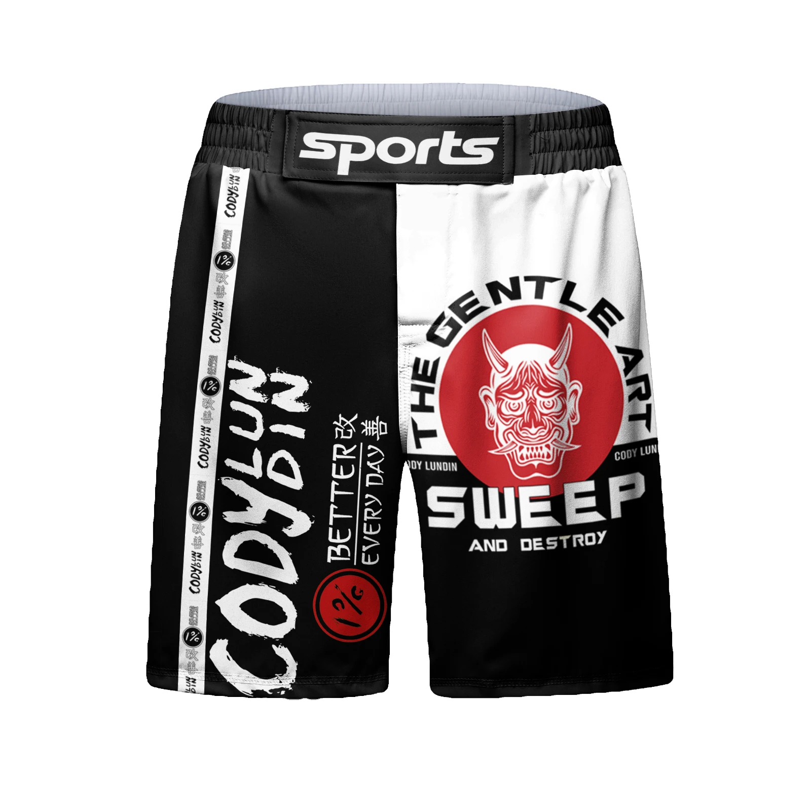 Plus Size Mma Wrestling Kickboxing Pantaloncini Da Boxe Classici Cody Polyster Durata Outdoor Grappling Shorts Muay Thai Men Wear