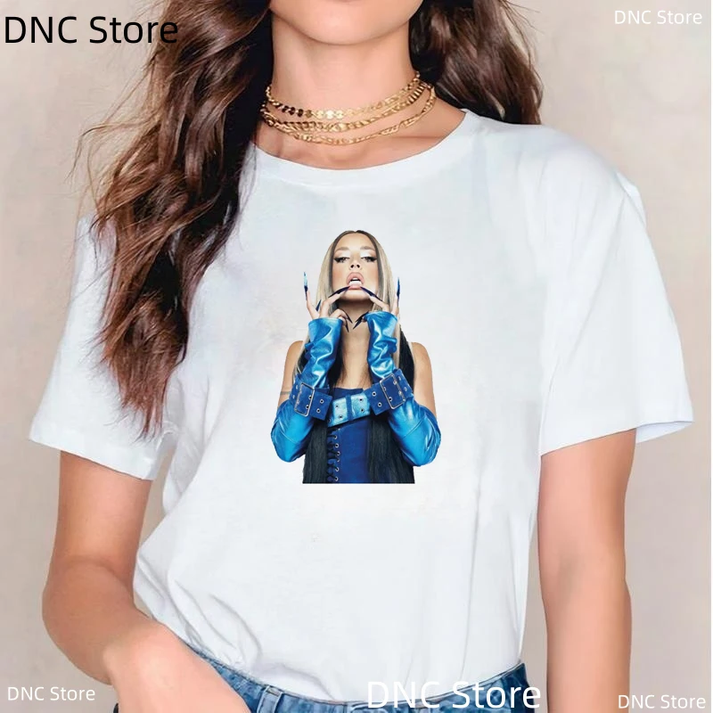 2024 Lola Indigo Merch Print Tshirt Funny Tops Kawaii Women Tees Hip Hop Streetwear Fashion T-Shirt Y2K Femme Tshirt Top