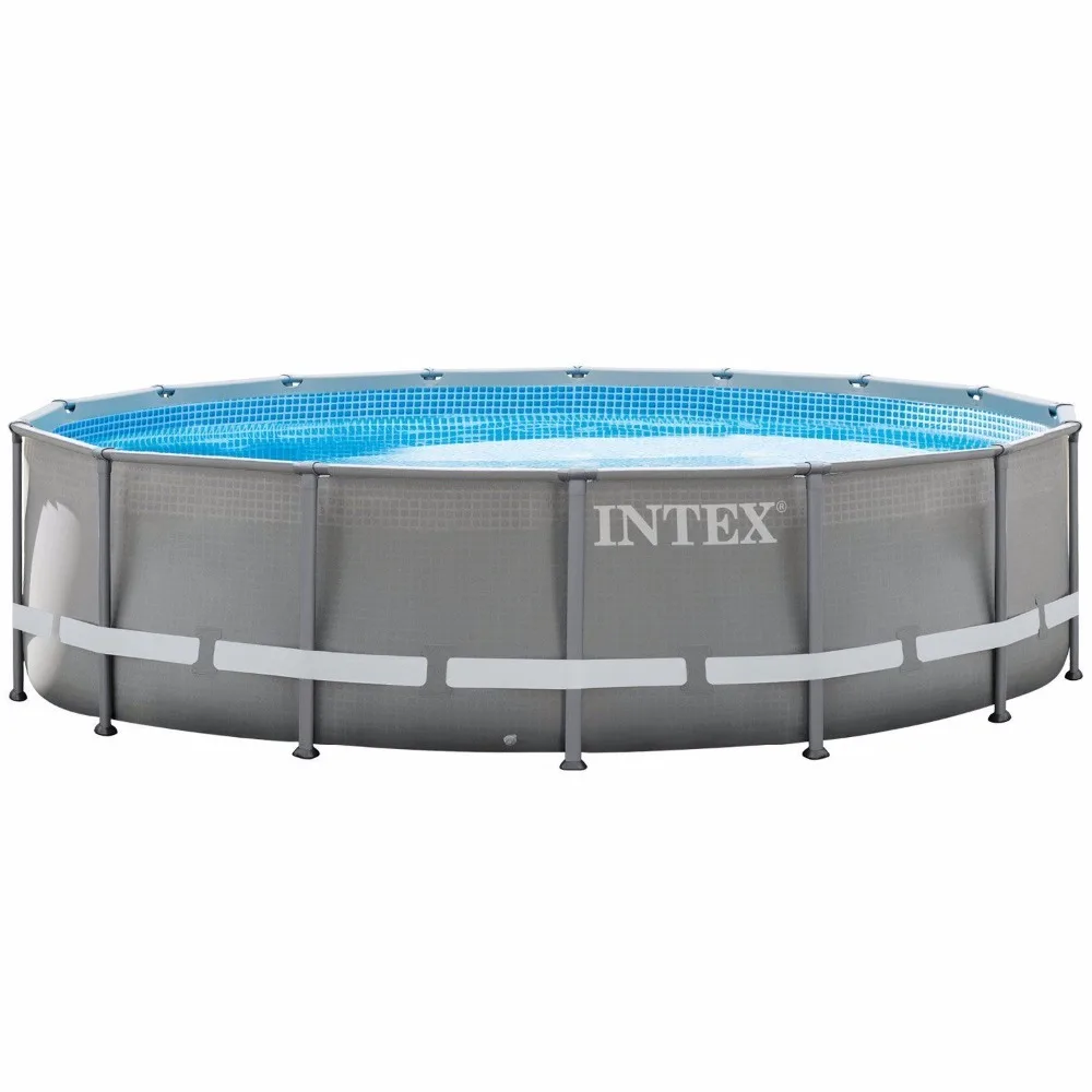 Intex 26702 Piscina Ultra Metal Frame Grande Piscina Fuori Terra Rotonda Per Adulti