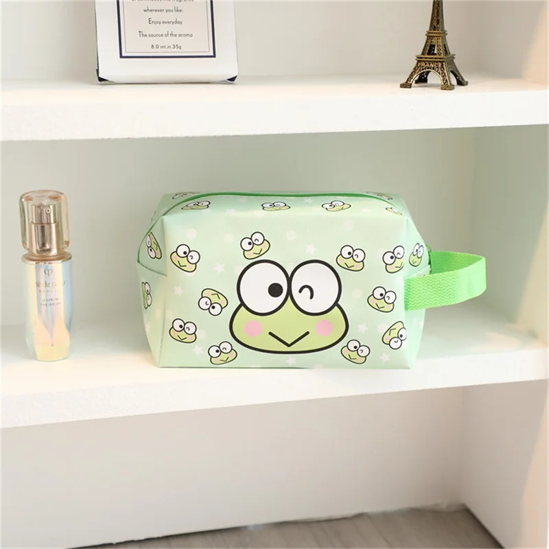 Sanrio My Melody Hello Kitty Cute Cartoon Girl Cosmetic Bag Kuromi Student Stationery Bag Pencil Case Wash Bag Storage Bag