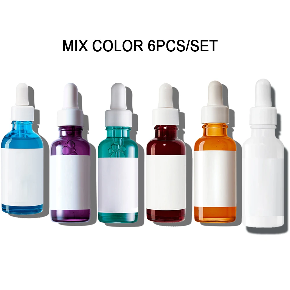 6 Pz 30Ml Mix Color Hyalu B5 Siero Cicaplast B5 Vitamina C10 Retinolo B3 Niacinamide 10 Siero Effaclar Siero Viso