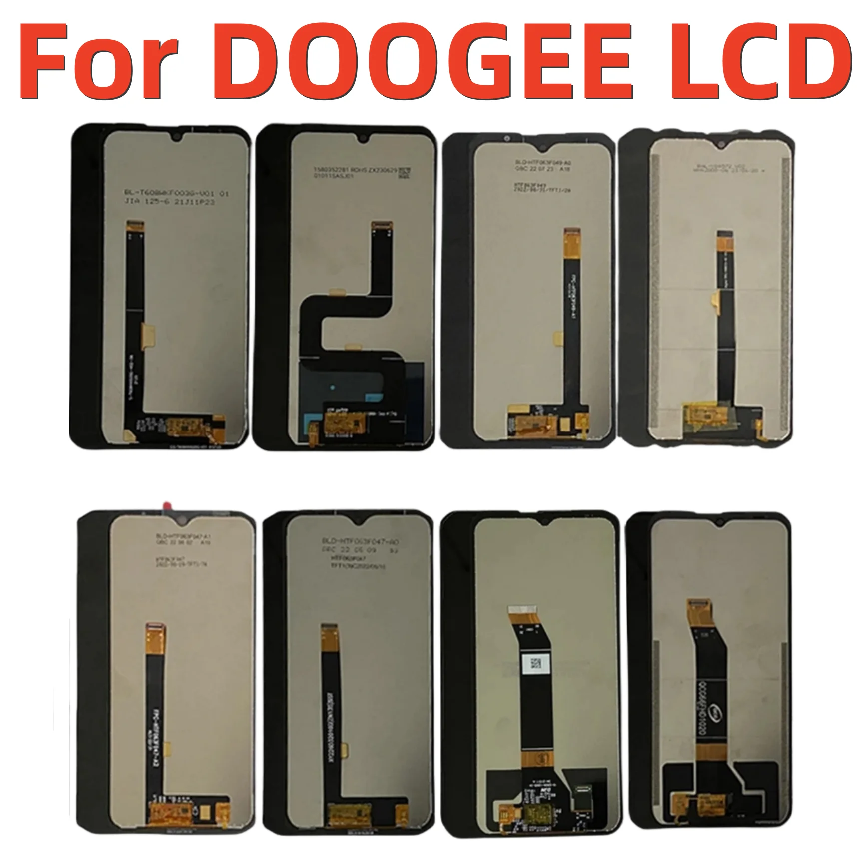 Per Doogee S86 Pro / S88 Pro Schermo Lcd Per Doogee S89 / S98 Pro / S100 Display Lcd Doogee S90 / S110 / V30 Vetro Touch Anteriore