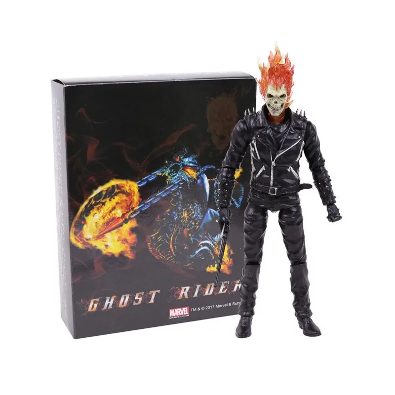 Comic Superhero Action Figure Johnny Blaze 9 Pollici Anime Figure Pvc Modello Da Collezione Giocattolo Per Bambini Regalo