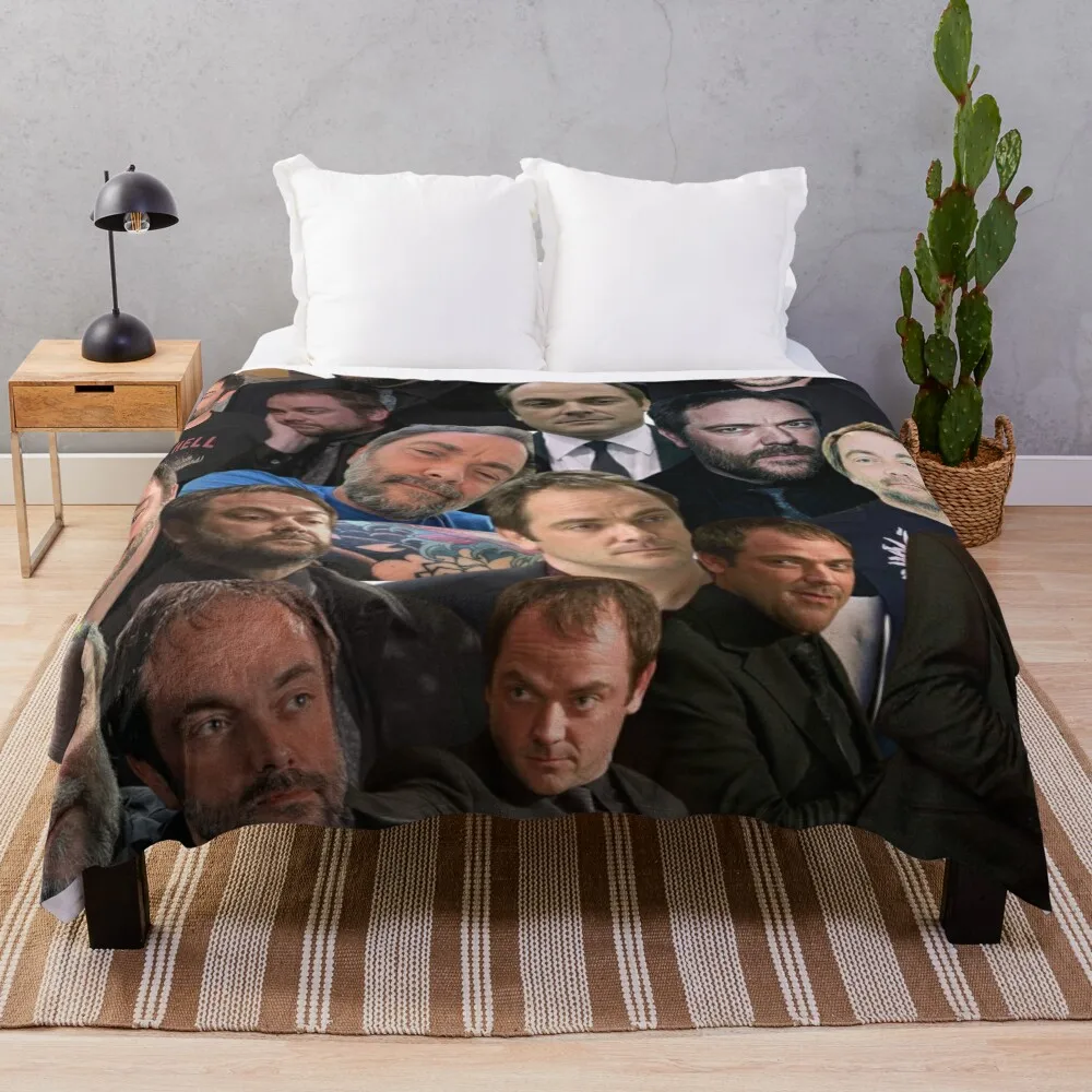 Mark Pard Photo Collage Throw Coperta Dormitorio Essentials Letti Decorativi Manga Cute Coperte