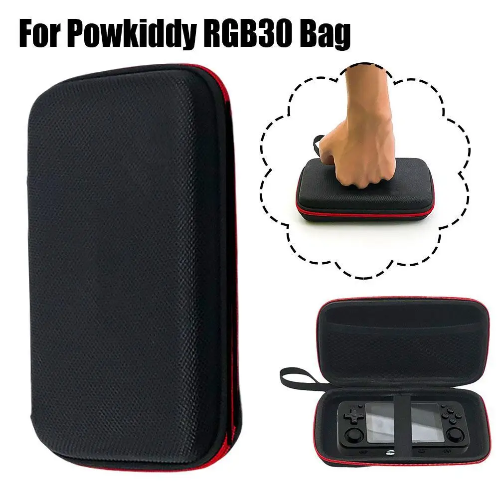 Adatto Per Powkiddy Rgb30/Per Anbernic Rg405V Rg35Xx H Gaming Handheld Storage Bag Eva Storage Packaging Nylon Zipper Bag