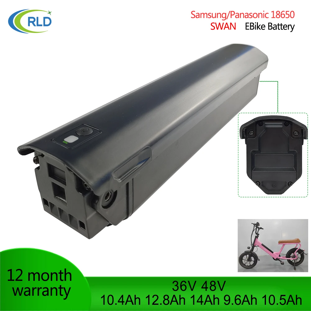 Batteria Ebike Al Litio Nascosta 36V, Batterie Syr Swan 48V 10.4Ah 12.8Ah 14Ah 10.5Ah, Celle Samsung 18650, Atala E-Moticon E-Joe Epik