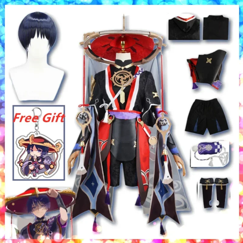 Genshin Impact Cosplay Scaramouche Muslimate Balladeer Vestiti Anime Costumi Di Halloween Per Gli Uomini Deguisement Garcons Fantasias