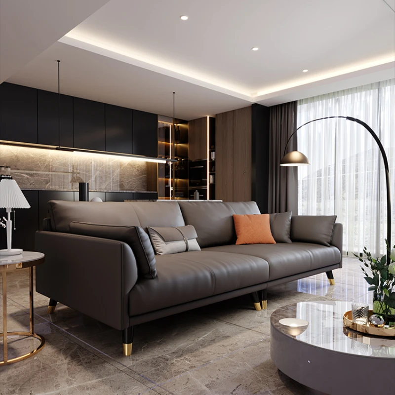 Divani Da Soggiorno Europei In Pelle Divani Chaise Longue Ergonomici Classici Neri Divani Impermeabili Salas Y Mobili Muebles Moderni