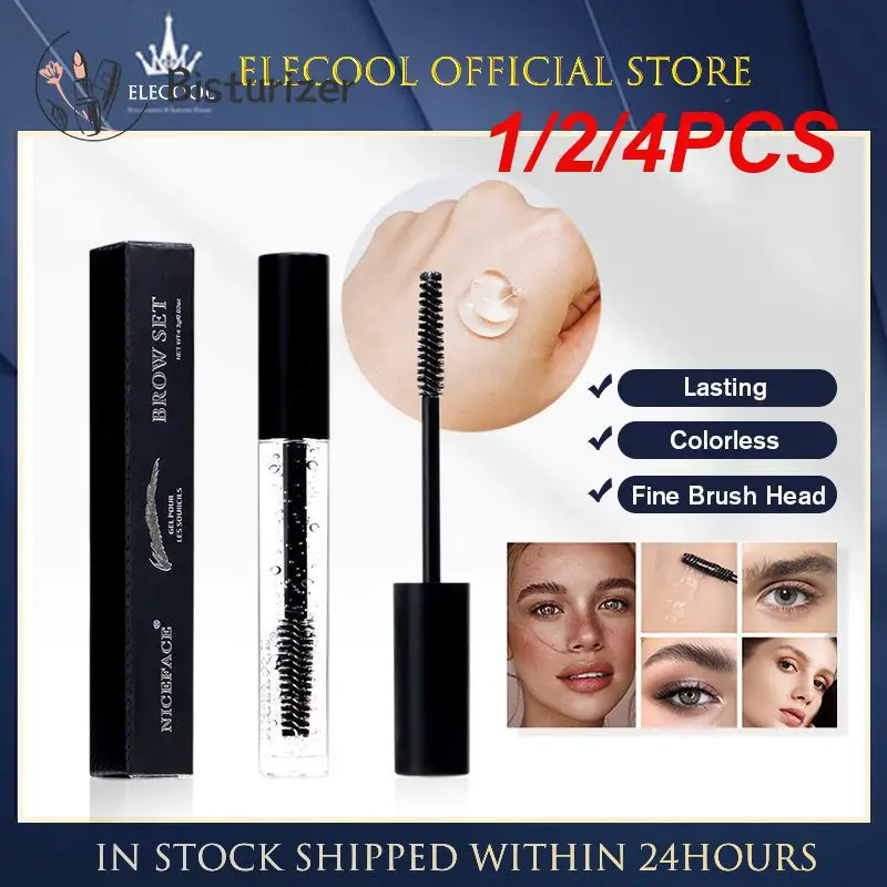 1/2/4Pcs Gel Per Il Trucco Delle Sopracciglia Gel Per Sopracciglia Trasparente A Lunga Durata Impermeabile A Prova Di Sudore Incolore E Trasparente Pe