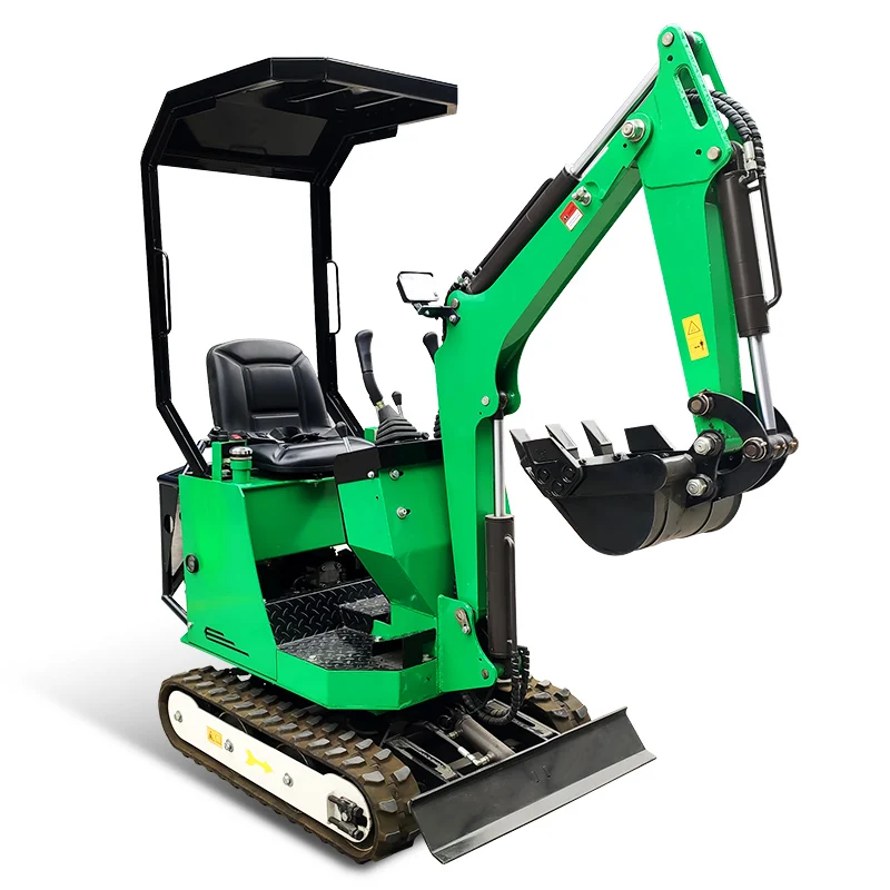 Spedizione Gratuita 800Kgs Mini Escavatore 1 Ton 2 Ton Kubota Engine Digger Escavatore Mini Pelle Cinese Usato Piccolo Escavatore Macchina