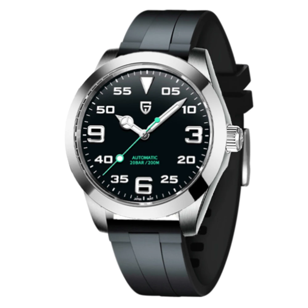 Pagani Design 20Mm Fashio Comodo Cinturino In Gomma 220Mm Lunghezza Perfetta Adatto Per Pd-1664, Pd-1662, Pd-1651, Pd-1692
