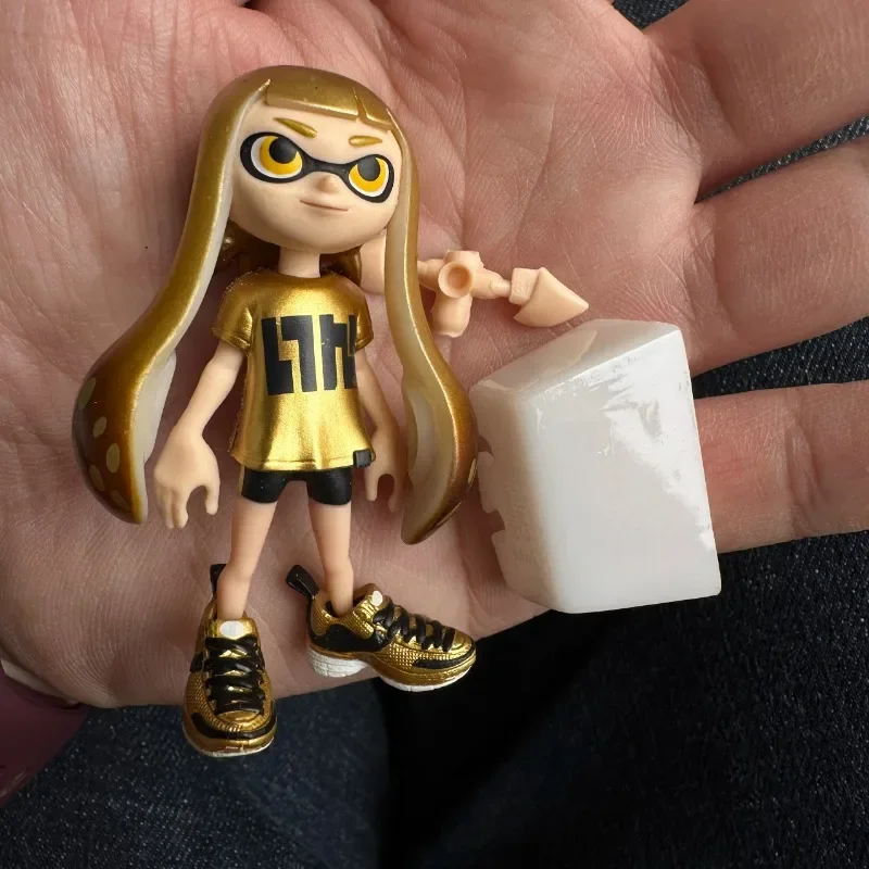 Anime Splatoon Action Figure Splatoon 3 Abiti Intercambiabili Golden People Model Toy