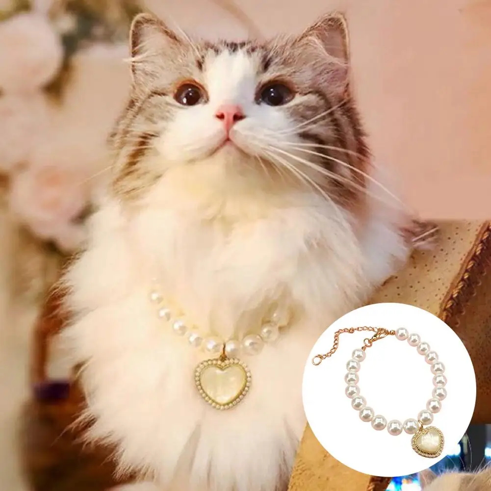 Collana Per Animali Domestici Collare Per Animali Domestici A Piena Lucentezza Collare Per Cani Regolabile Anti-Sbiadimento Collana Decorativa Con Cuo
