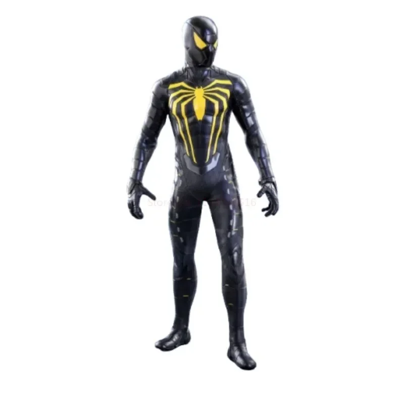 Anime Hottoys Spider-Man Genuine Collectiblefigure 1/6 Vgm44 Spider-Man Modello In Pvc Anti Ock Suit Ps4 Marvels Action Creativegifts