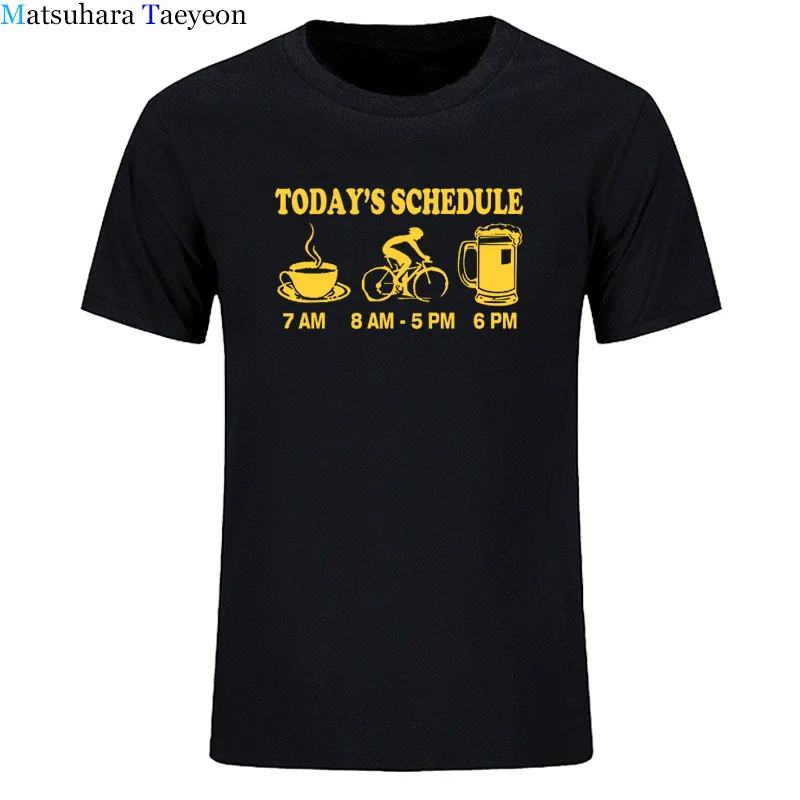 Nuove Magliette Divertenti T-Shirt Da Ciclismo Uomo Mountain Bike Programma Tee 100% Cotone T-Shirt Nuovissime T-Shirt