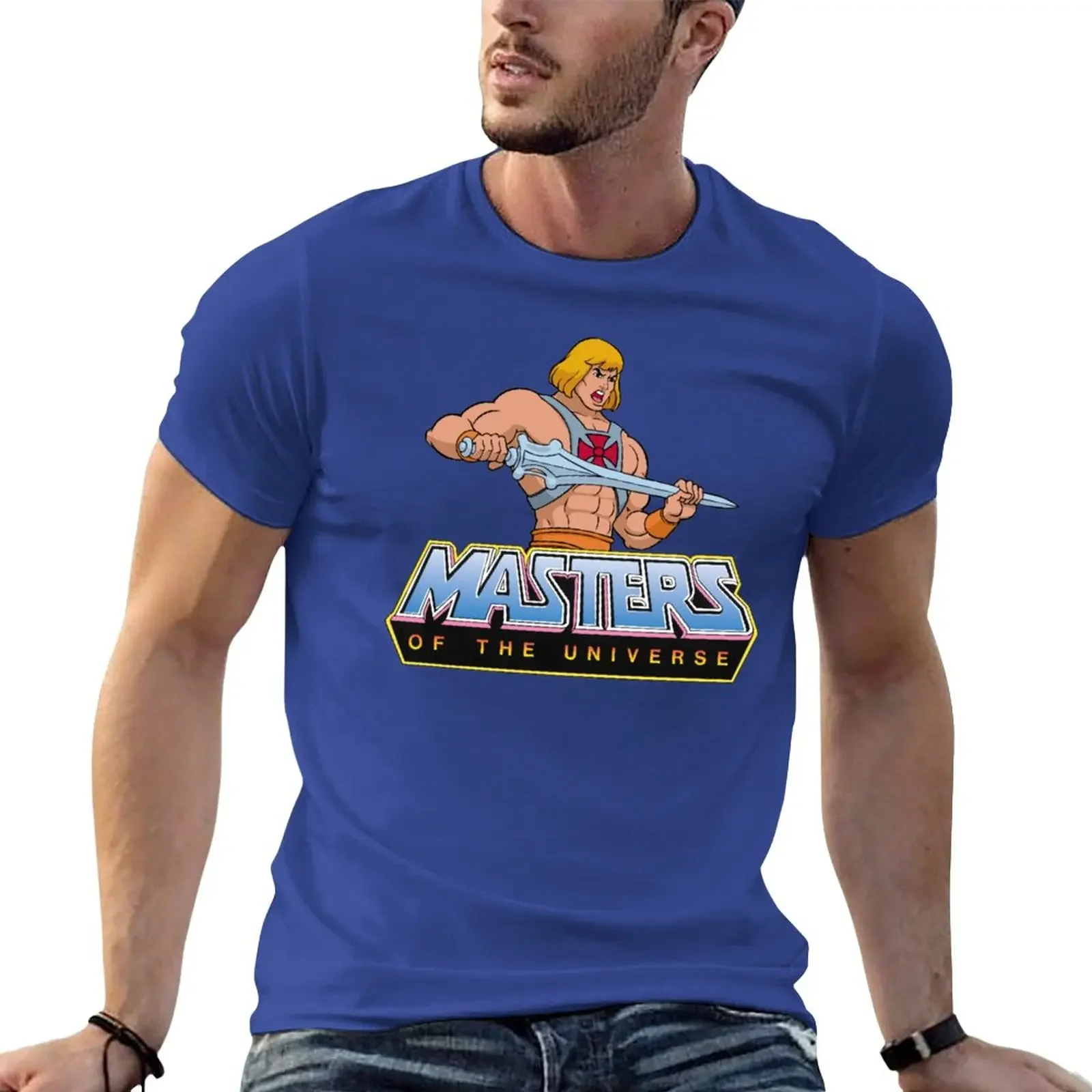 Maglietta Heman Per Un Ragazzo Vestiti Anime Vestiti Semplici Oversize Per Uomo