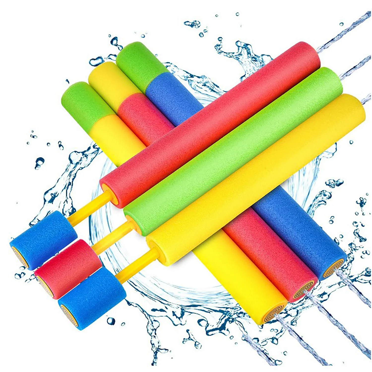 Beach Water Toy Schiuma Pistola Ad Acqua Pistola Ad Acqua Pistola Ad Acqua Tipo Pull Bambini Eva Piscina Estiva Bagno Interazione Genitore-Figlio