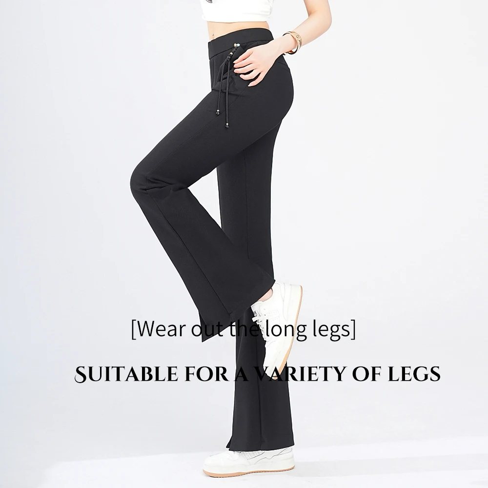 New Muslimatexlimb 2024 Vedtiti Donna Elegante Cerimonia Tondeggifaightashgarnedrodonnastyle Korean Channaxilizer Muslimah Bell Bottoms Spedizione Gra
