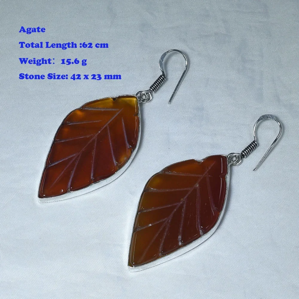 Genuino Labradorite Unakite Opalite Agata Occhio Di Tigre Bloodstone Silvers Overlay Occhio Di Tigre Ambra Siver Overlay Orecchini In Rame