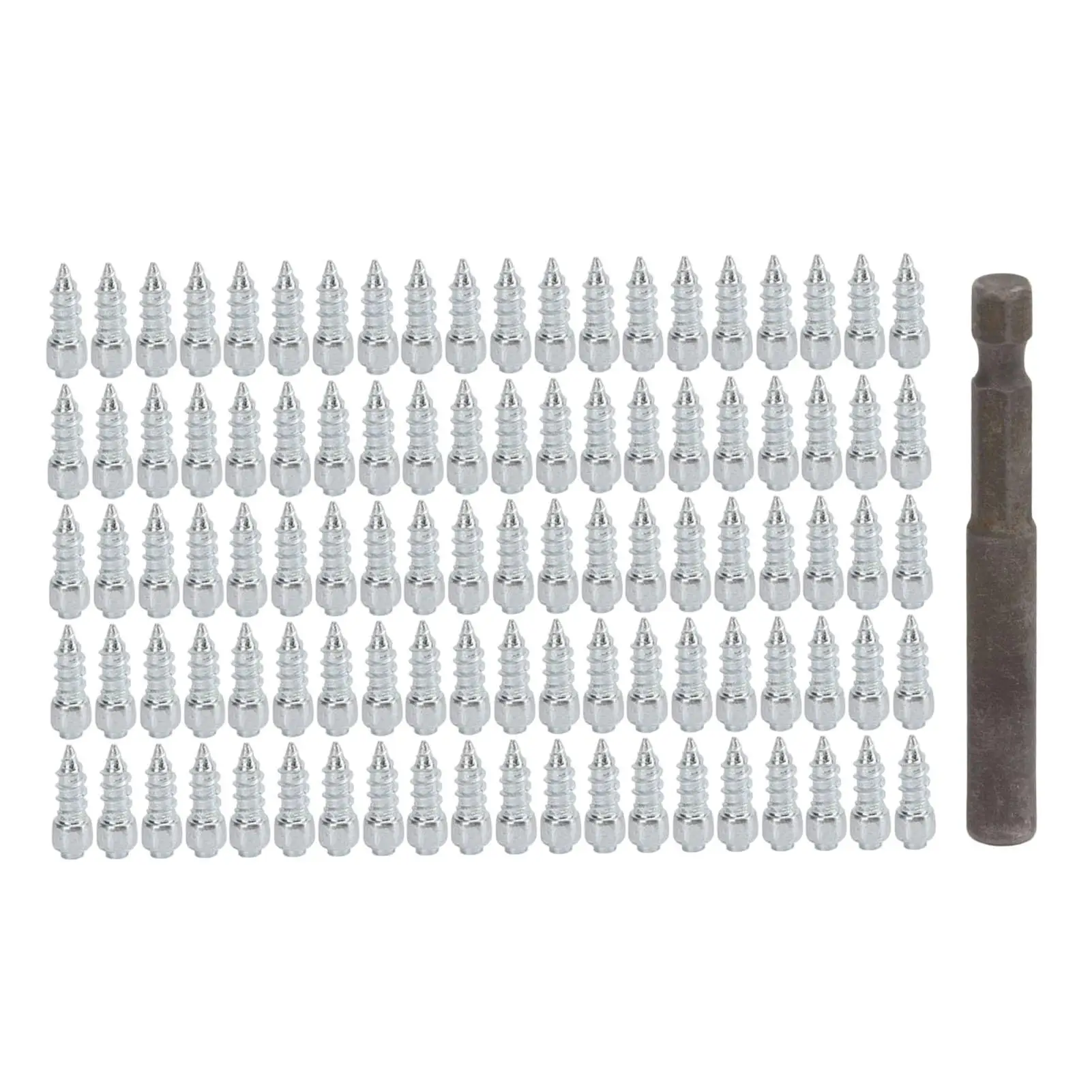 100 Snow Tire Studs Anti Skid Wheel Tire Spikes Per Auto Motoslitta Moto Biciclette Scooter