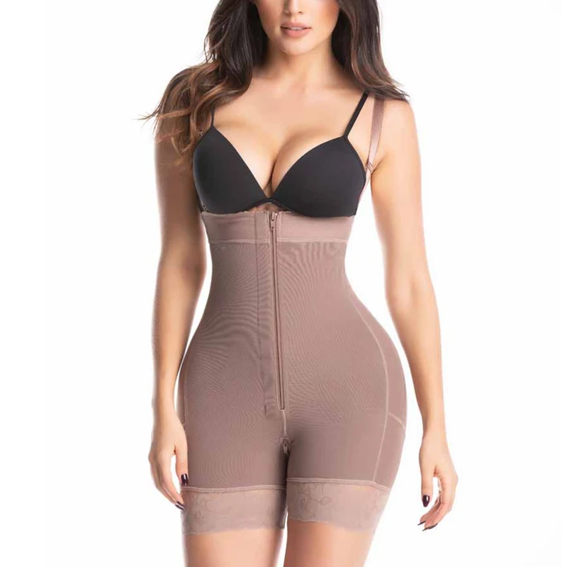 Dimagrante Fajas Lace Body Shaper Fajas Reductoras Y Modeladoras Mujer Lingerie Donna Recupero Postpartum Shapewear Regolabile
