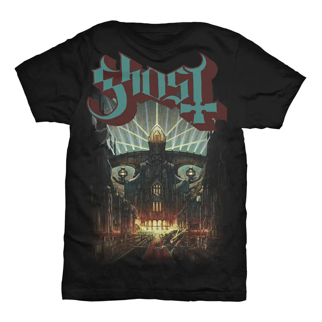 Ghost T Shirt Band Meliora Rock Nuovo Nero Ufficiale