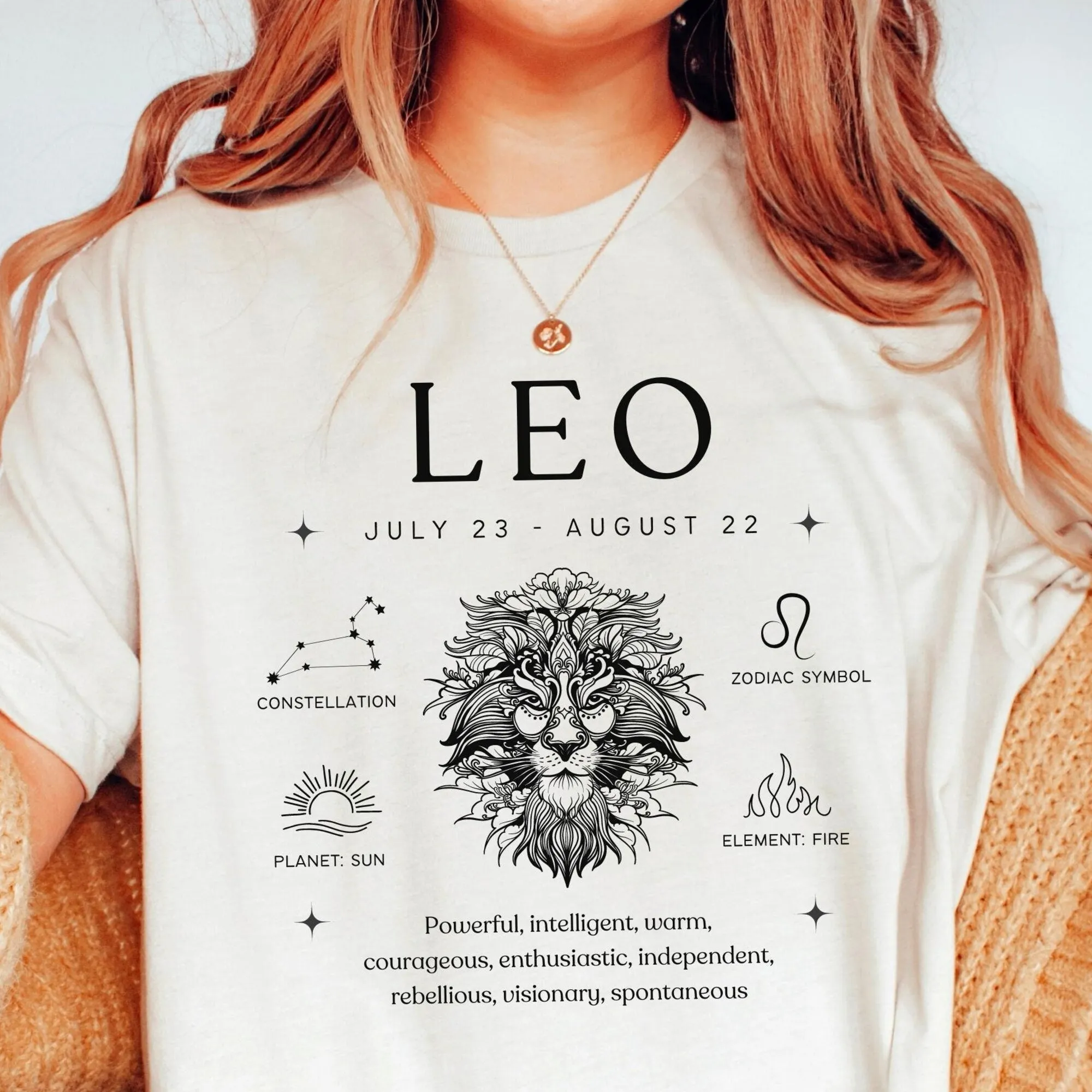 Maglietta Leo, Maglietta Leo Zodiac Facts, Maglietta Morbida E Confortevole, Unisex