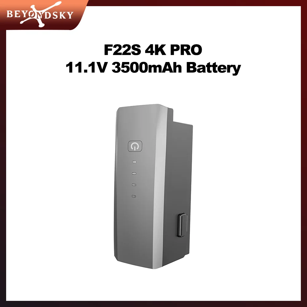 Sjrc F22S 4K Pro Rc Drone Batteria 11.1V 3500Mah