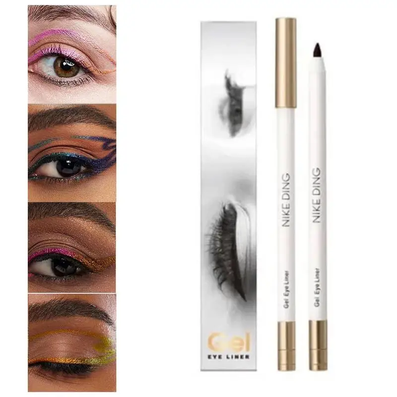 Eyeliner Gel Pen Waterproof Eyeliner Gel Pencil Fodere Per Gli Occhi A Prova Di Sbavature Eyeliner Opaco Ad Alto Pigmento Facile Da Indossare Colore N
