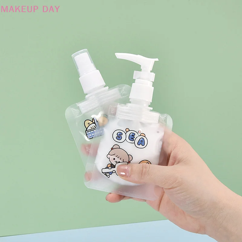 1Pc 30Ml Borsa Per Imballaggio Liquido Da Viaggio Portatile Borsa Per Dispenser Di Lozioni Shampoo Riutilizzabile Contenitore Per Cosmetici Spray Da V